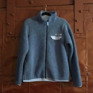 Columbia // Sherpa Fleece Full Zip Jacket // Blue